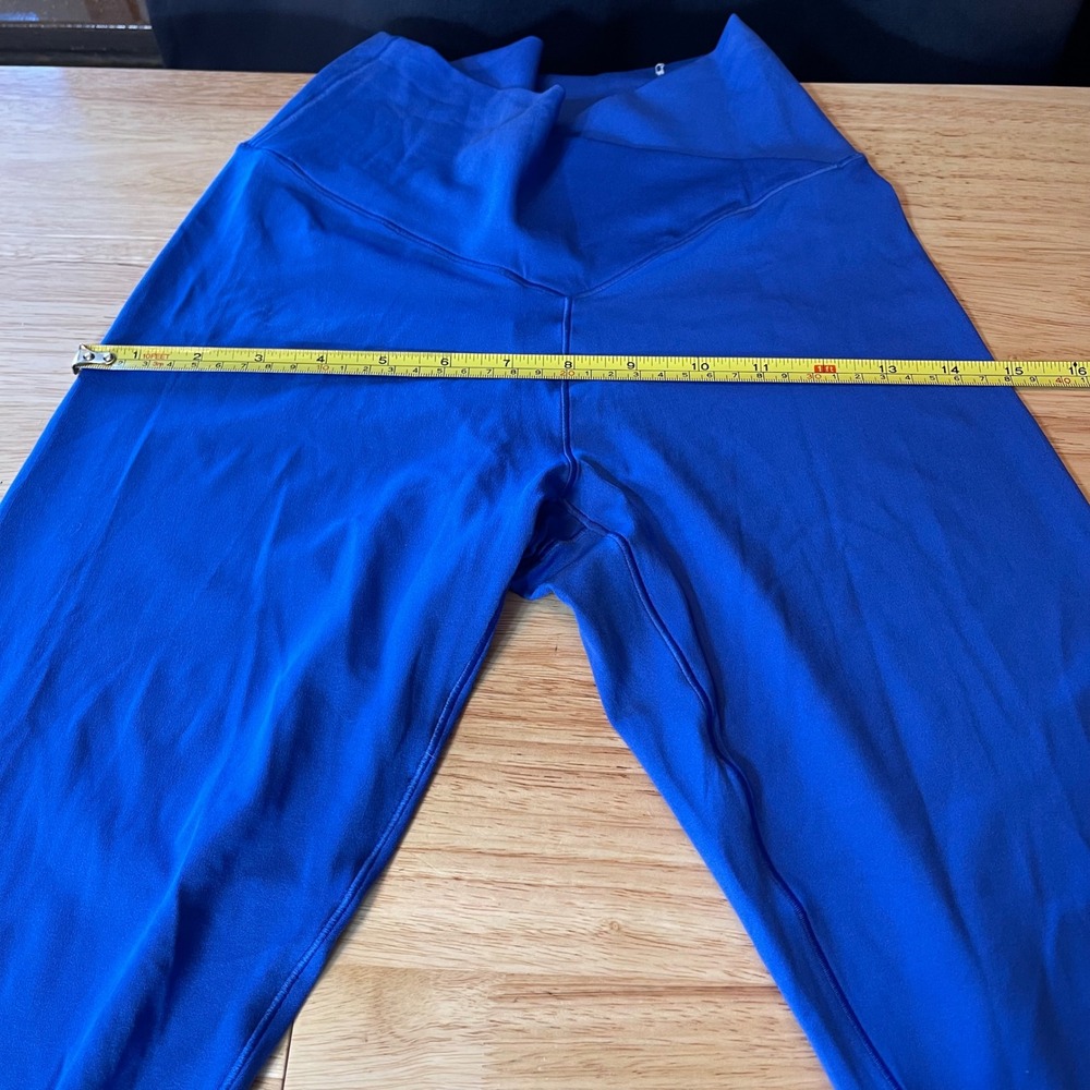 OFFLINE by Aerie Real Me 7/8 Leggings Cobalt Blue High Rise Crossover Waist M - Picture 6 of 8